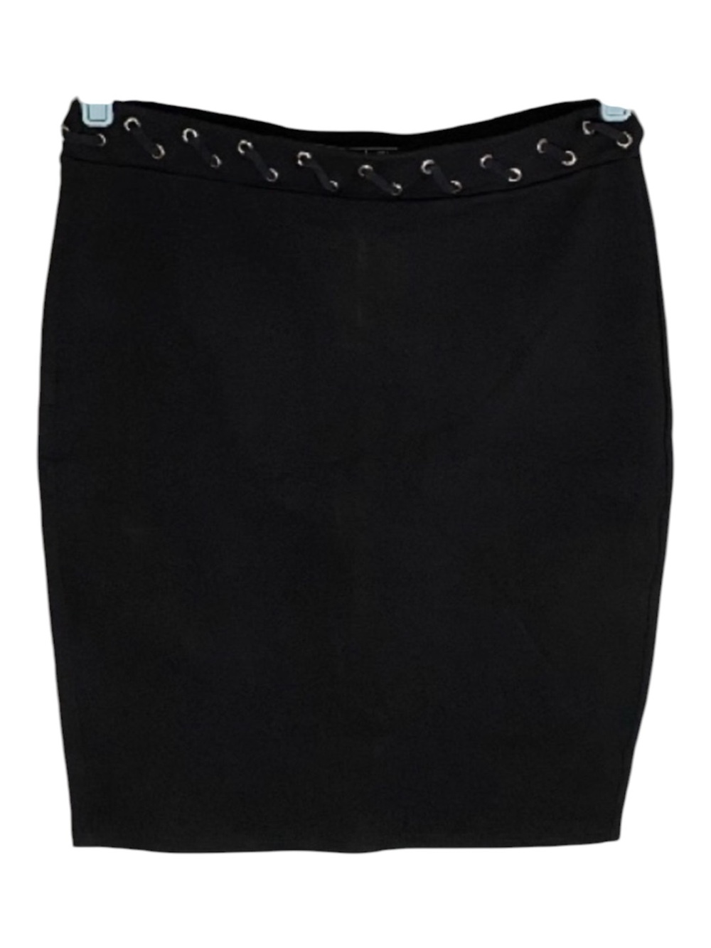Stoosh Mini Skirt Black Lace-Up Grommet Detail Vixen Style Women’s Size Large